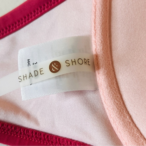 Shade & Shore Mauve Pink Crochet Light Lift Padded Bikini Top Womens Size 38DD - Picture 5 of 10